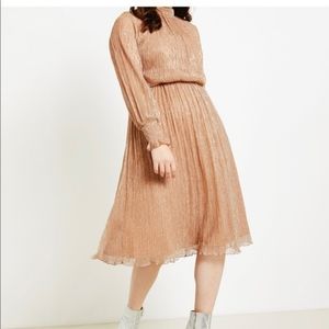 Eloquii Rose Gold Shimmery Dress